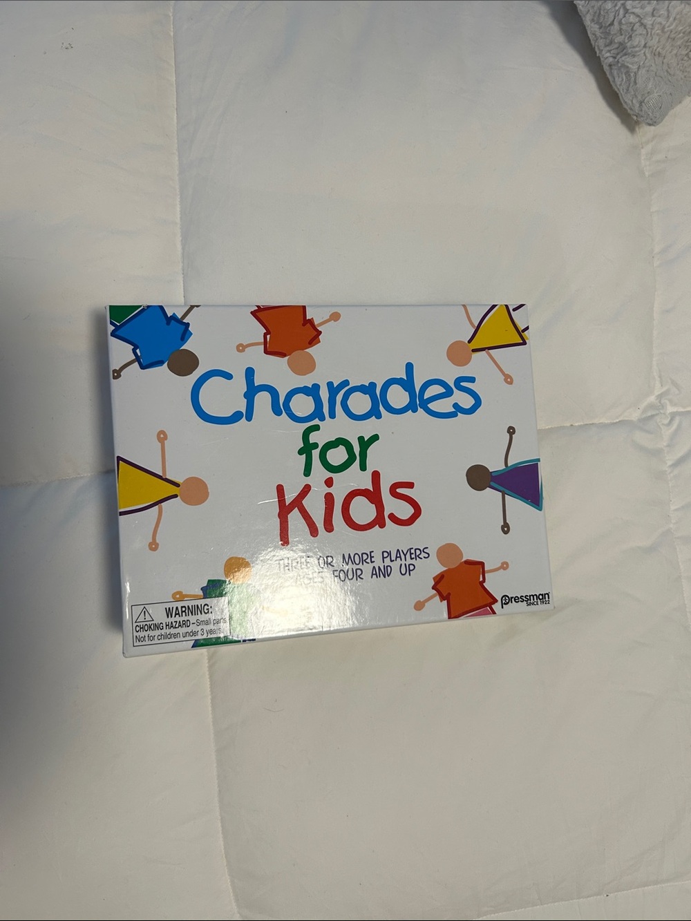 Charades for Kids Family Party Game - White Box